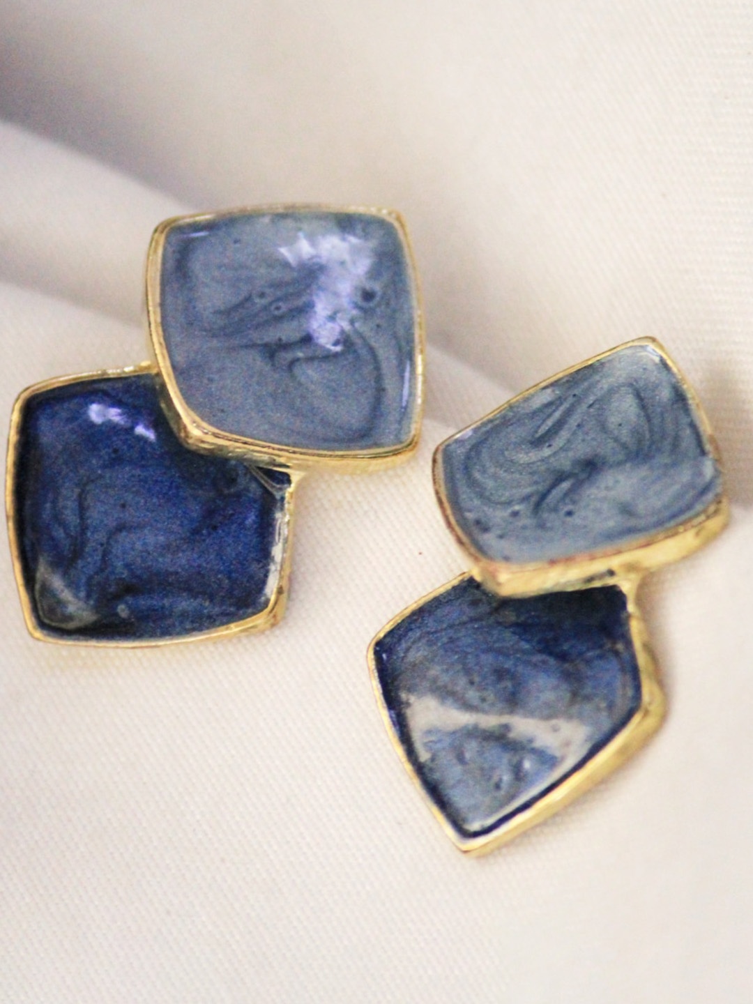 

SALTY Contemporary Drop Earrings, Gold
