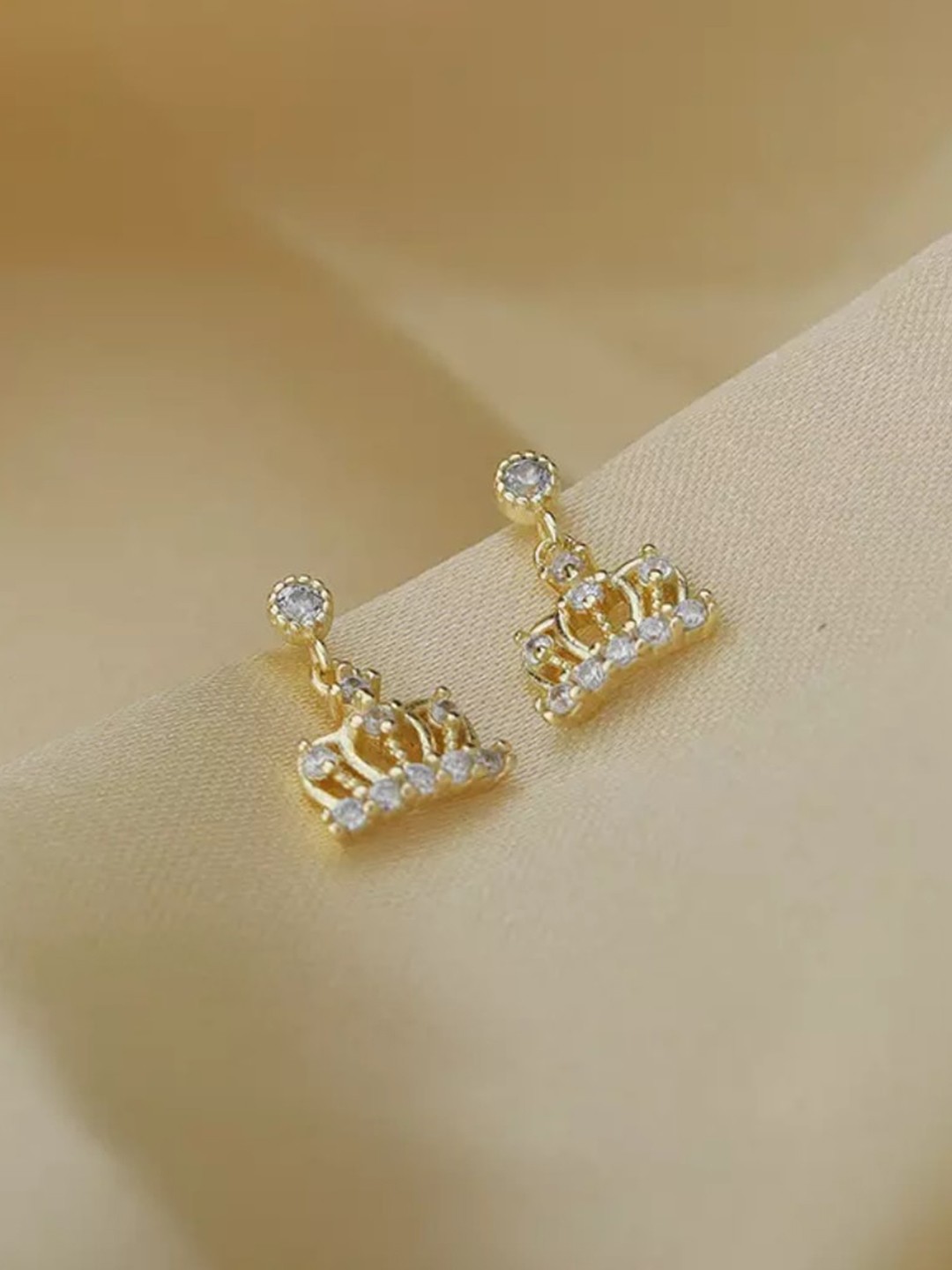 

SALTY Contemporary Drop Earrings, Gold