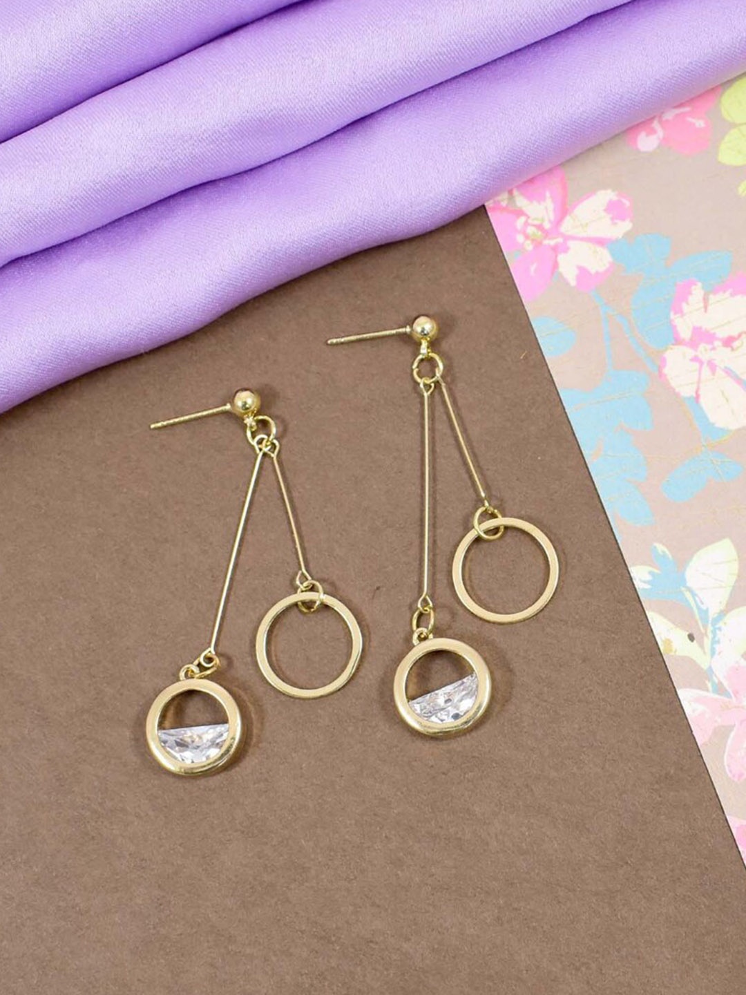 

SALTY Contemporary Drop Earrings, Gold