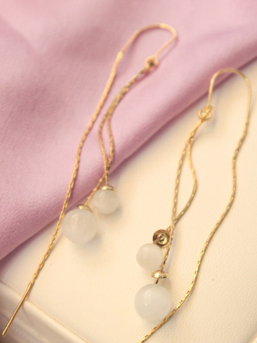 

SALTY Contemporary Drop Earrings, Gold