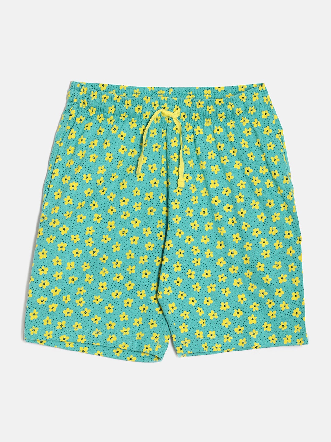 

DIXCY SCOTT Slimz Girls Conversational Printed Cotton Shorts, Green