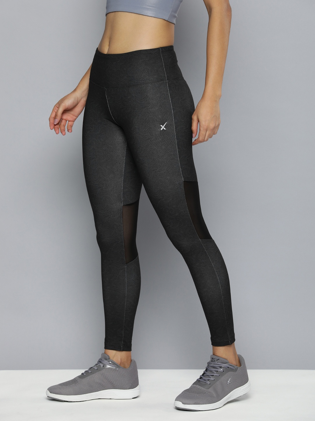 

HRX by Hrithik Roshan Women Solid Rapid-Dry Training Tights, Black