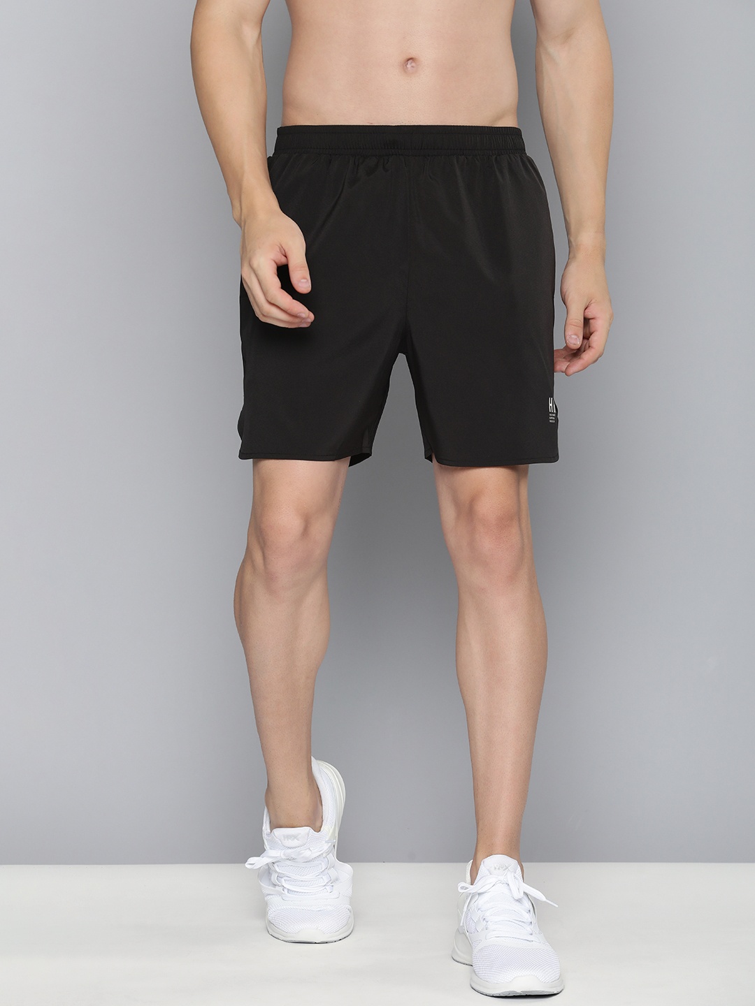 

HRX by Hrithik Roshan Men Rapid-Dry Running Sports Shorts, Black