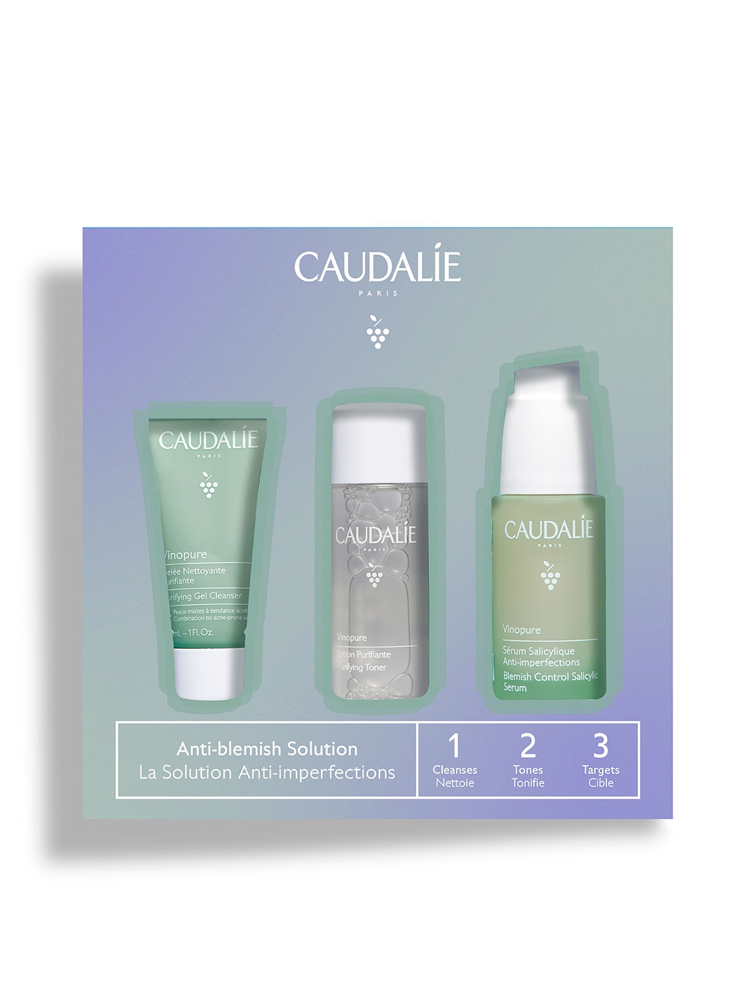 

Caudalie Vinopure Anti-Blemish Solution Skin Care Set, Green