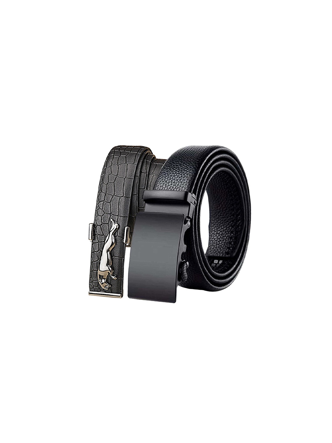 

Kastner Men Set Of 2 Textured Belt, Black