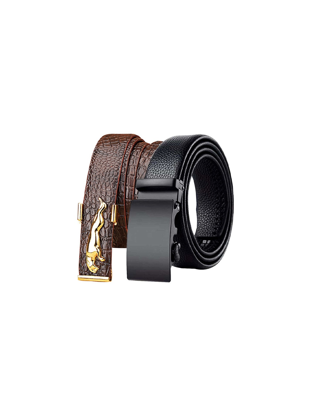 

Kastner Men Set Of 2 Textured Belt, Black