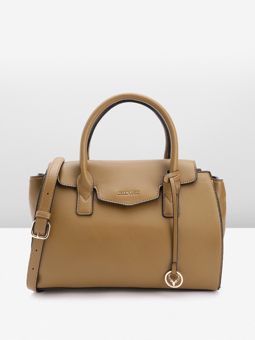 

Allen Solly Structured Handheld Bag, Olive