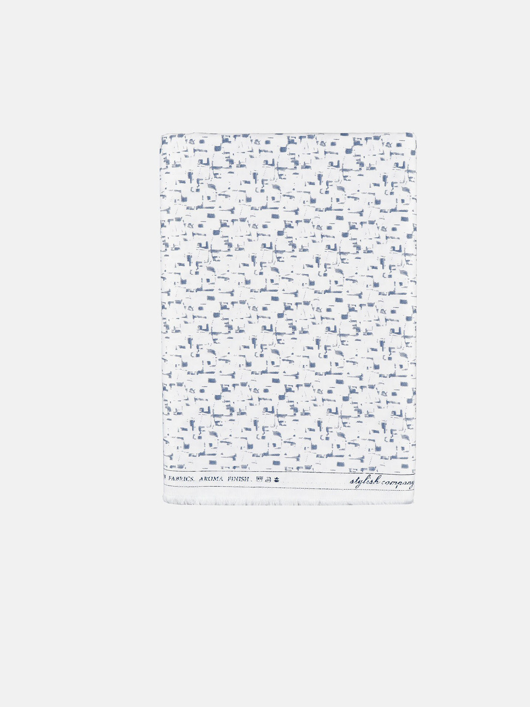

Ramraj Men Printed Pure Cotton Shirt Clothing Fabric, White