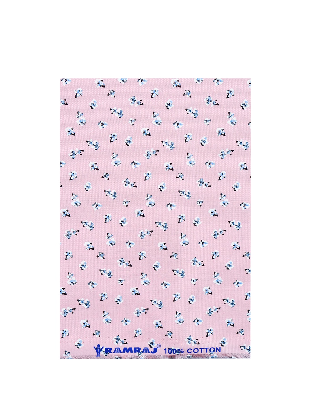 

Ramraj Men Printed Pure Cotton Shirt Clothing Fabric, Pink