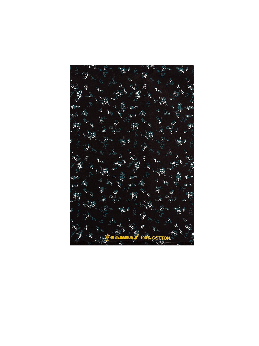 

Ramraj Men Printed Pure Cotton Shirt Clothing Fabric, Black