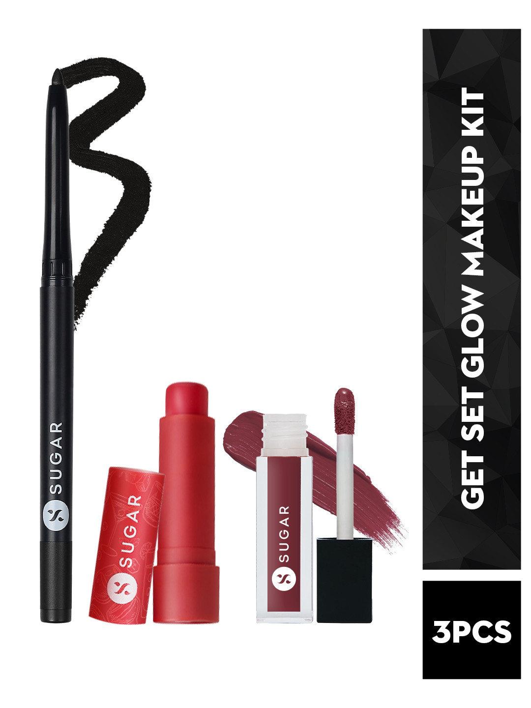 

SUGAR Get Set Glow Makeup Set, Black