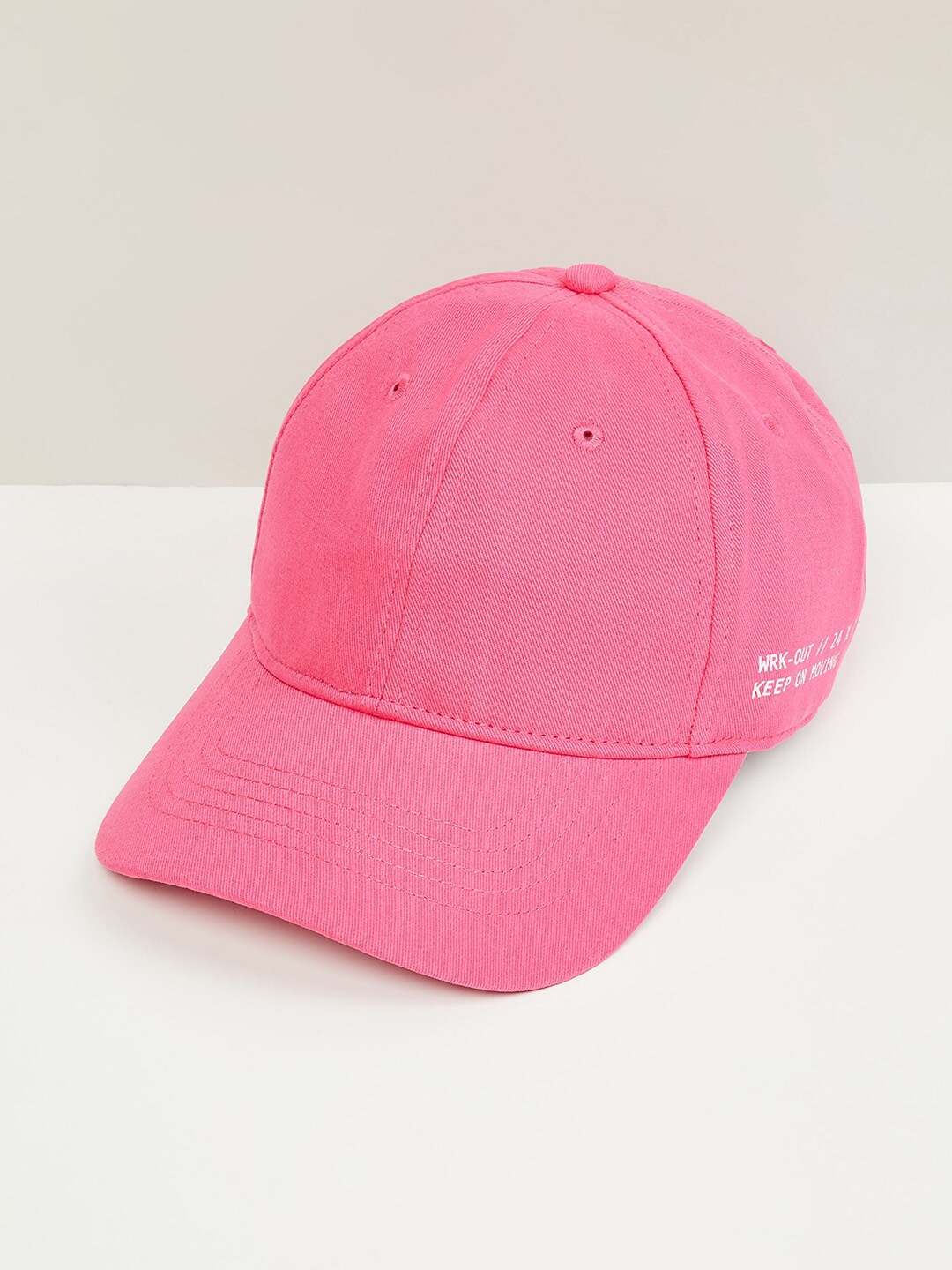 

max Women Pure Cotton Baseball Cap, Pink