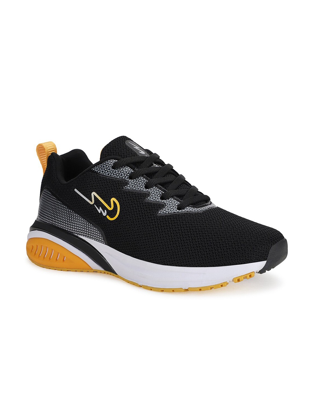 

Campus Men Non-Marking Running Shoes, Black