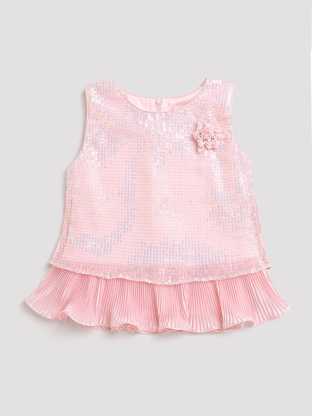 

Tiny Girl Girls Embellished Bling & Sparkly Sleeveless Top, Pink