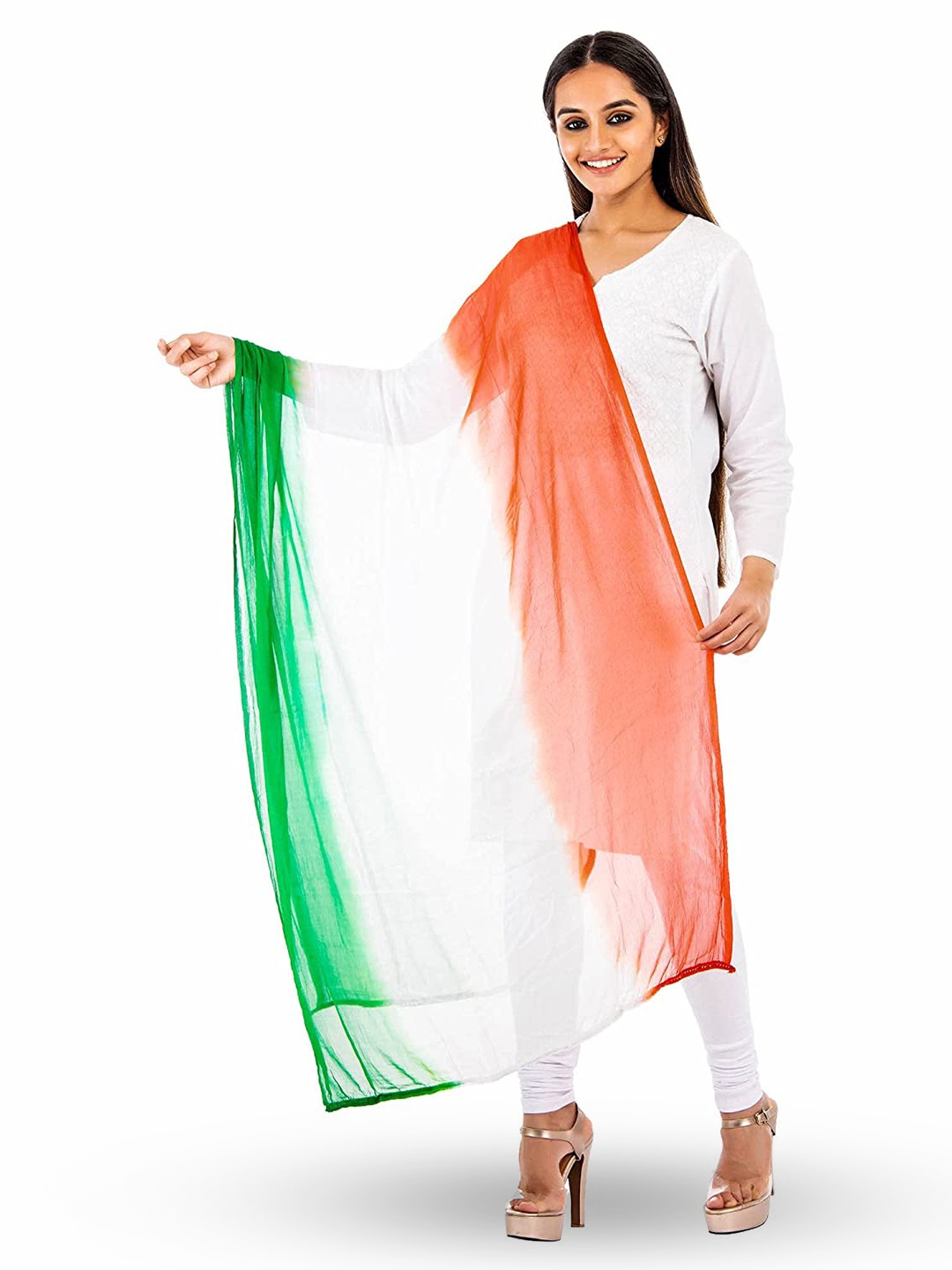 

APNISHA Ombre Dyed Dupatta, Green