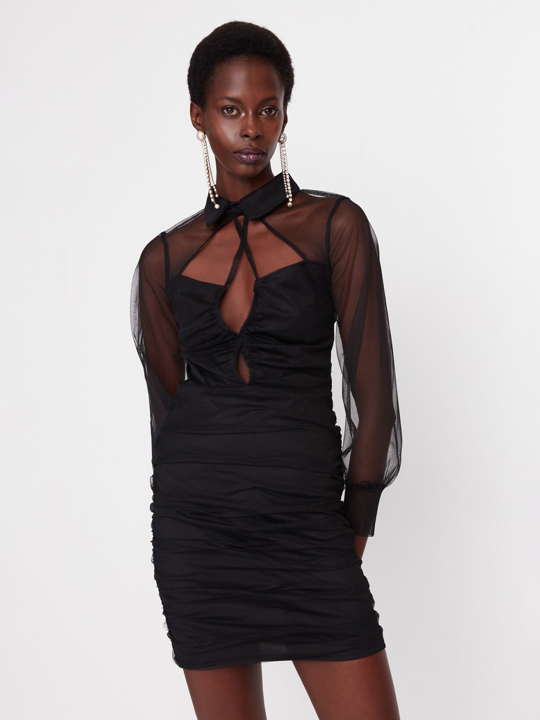 

Trendyol Bodycon Mini Dress, Black
