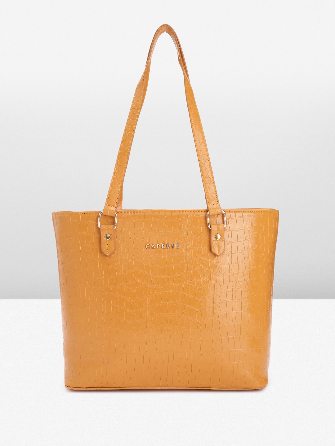 

Caprese Women Textured Shoulder Bag, Yellow