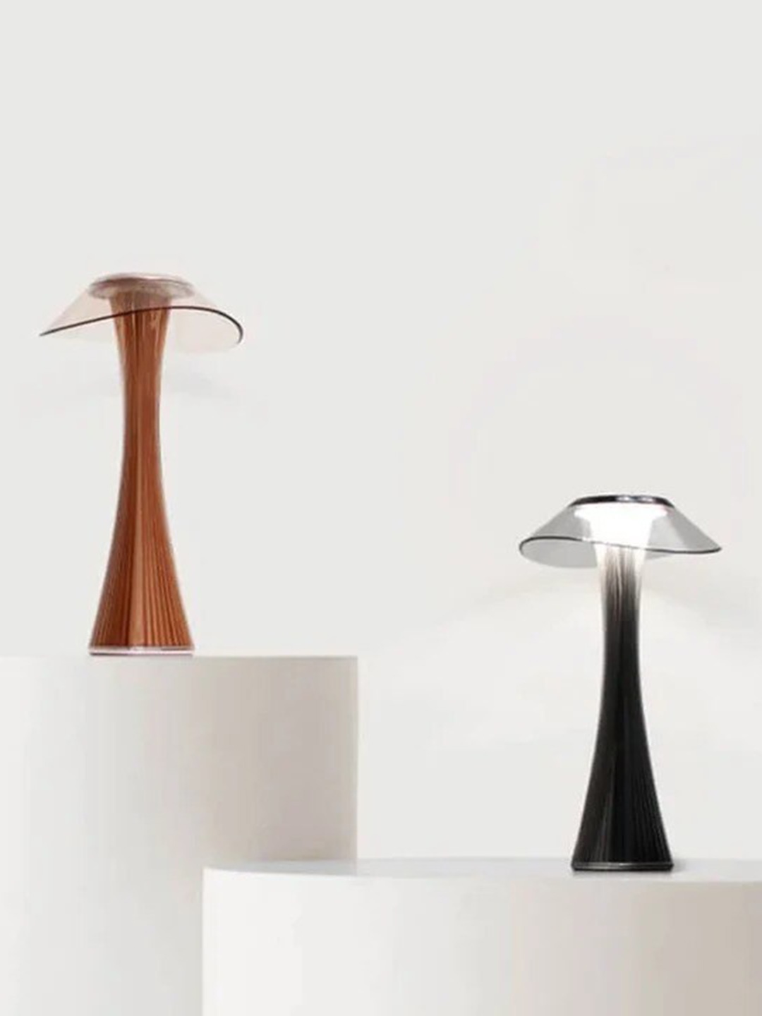 

THE ARTMENT Grey Textured Table Lamp