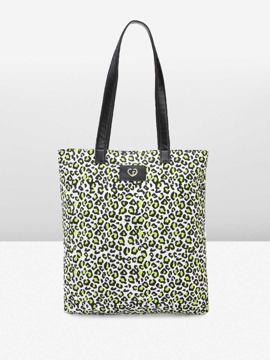 

Caprese Women Printed Tote Bag, Lime green