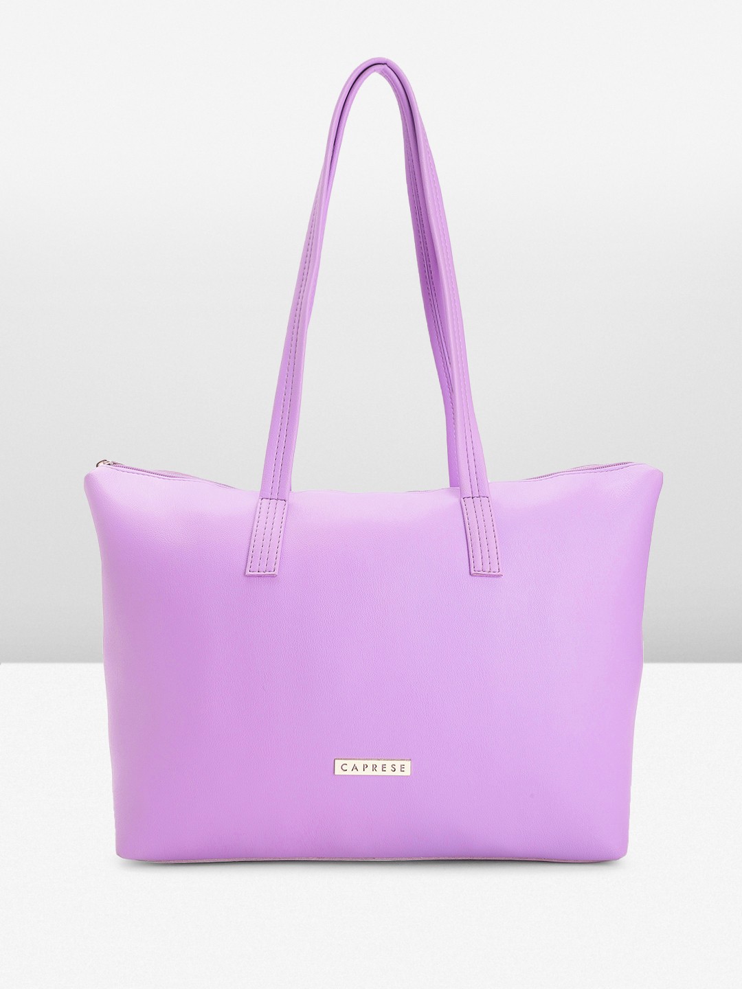 

Caprese Solid Regular Structured Shoulder Bag, Lavender