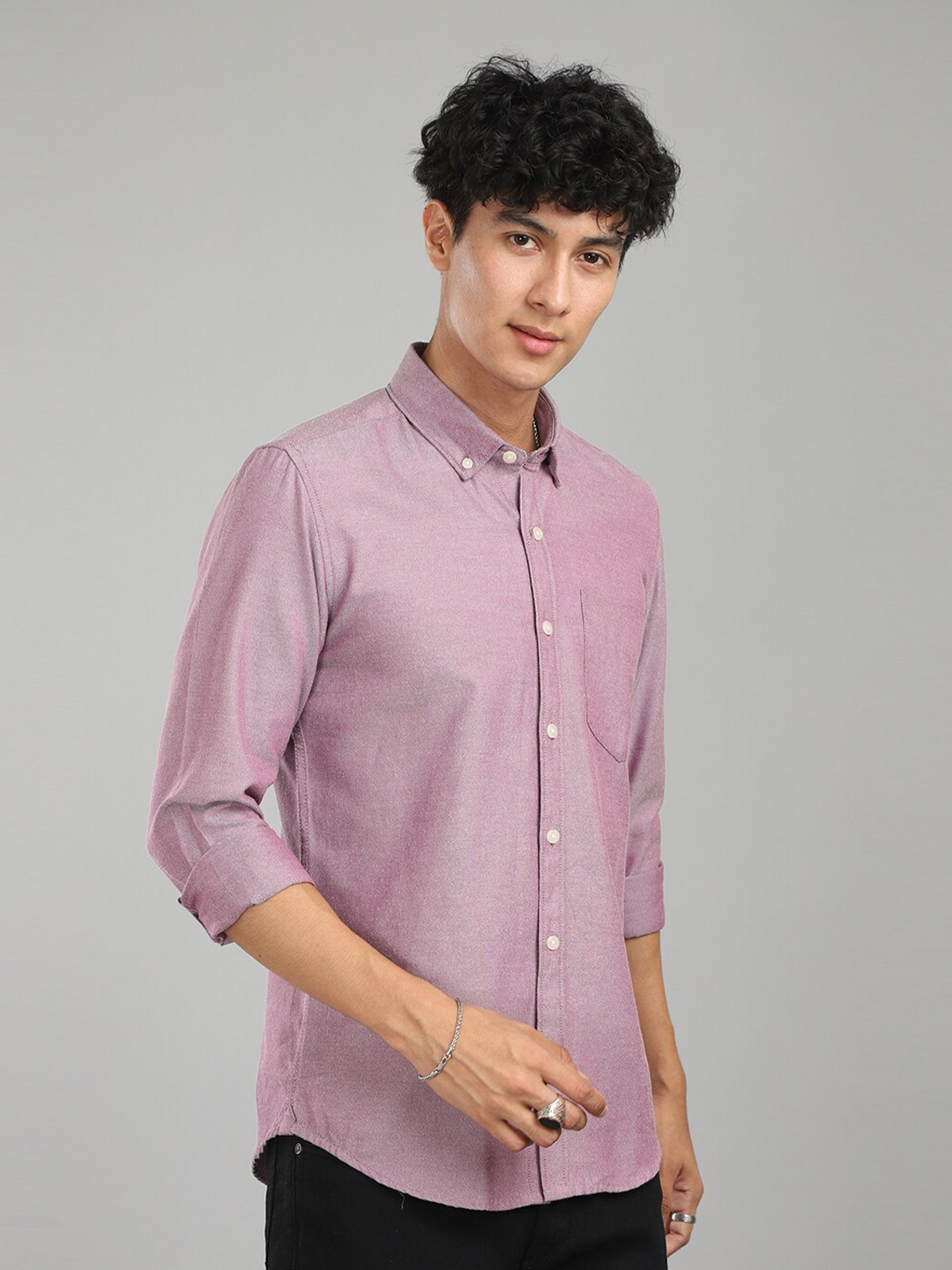 

FOGA New Pure Cotton Shirt, Purple