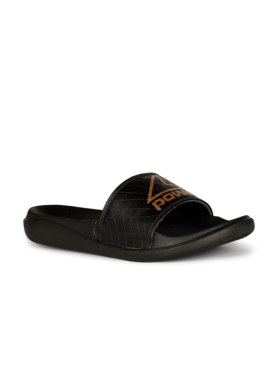 

Power Men Printed Sliders, Black