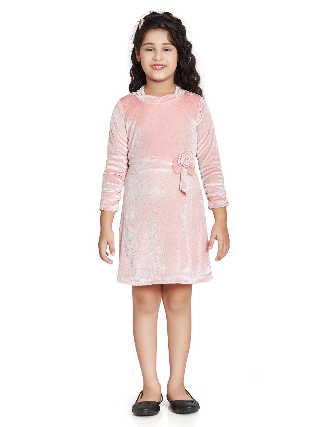 

Peppermint Girls A-Line Dress, Peach