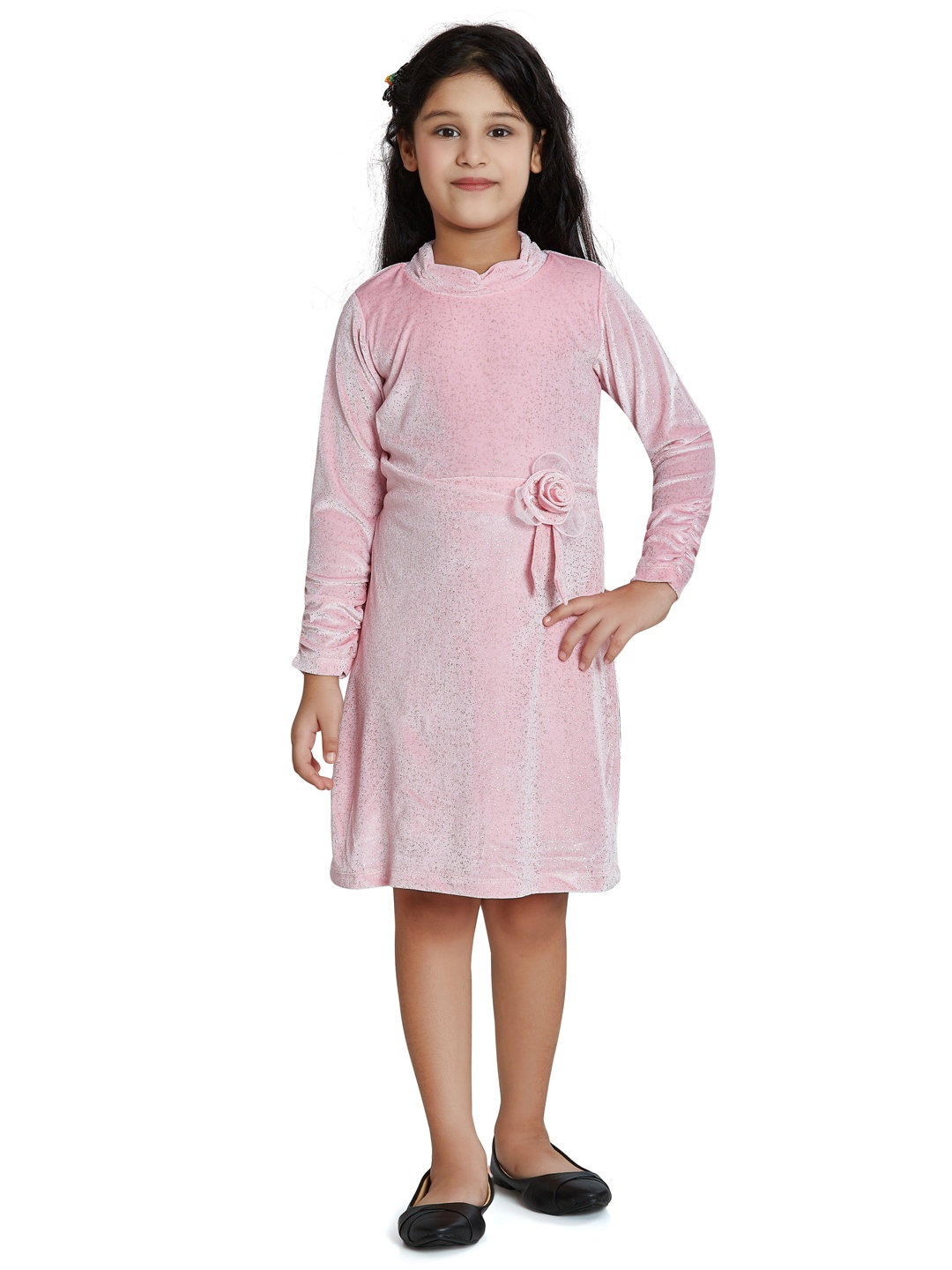 

Peppermint Girls Striped A-Line Dress, Pink