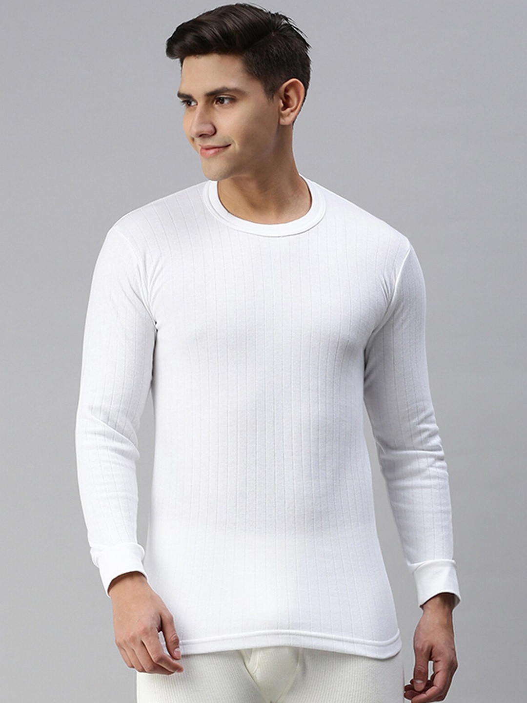 

LUX PARKER Self Design Thermal Tops, White