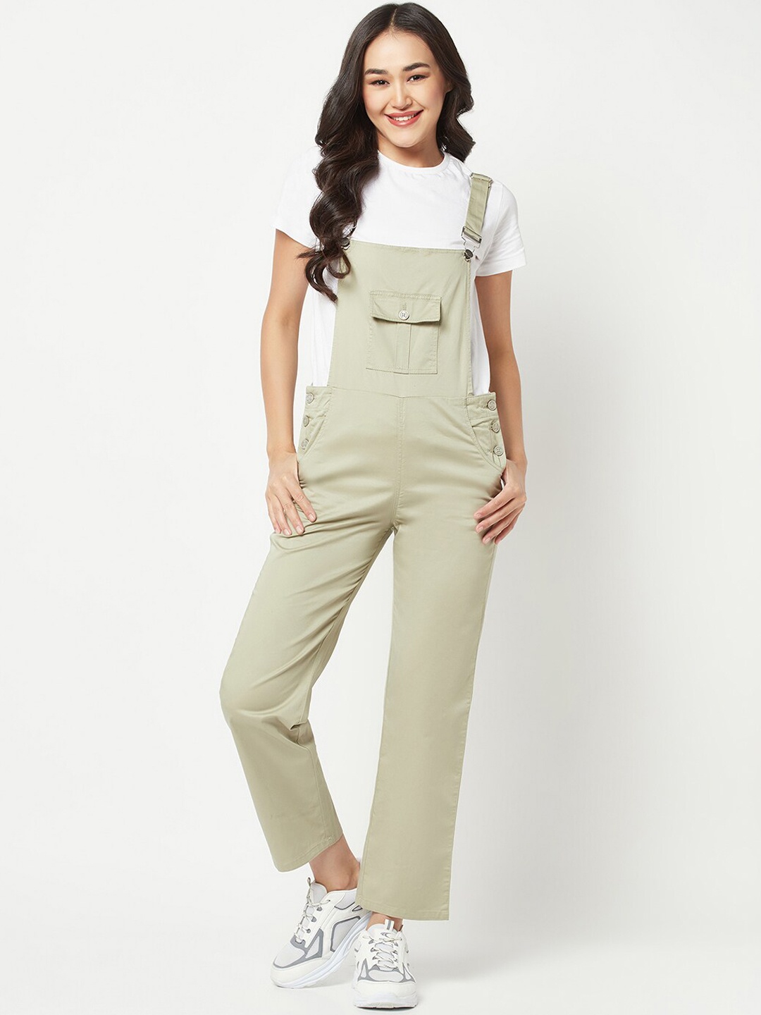 

Crimsoune Club Straight Leg Dungaree, Olive