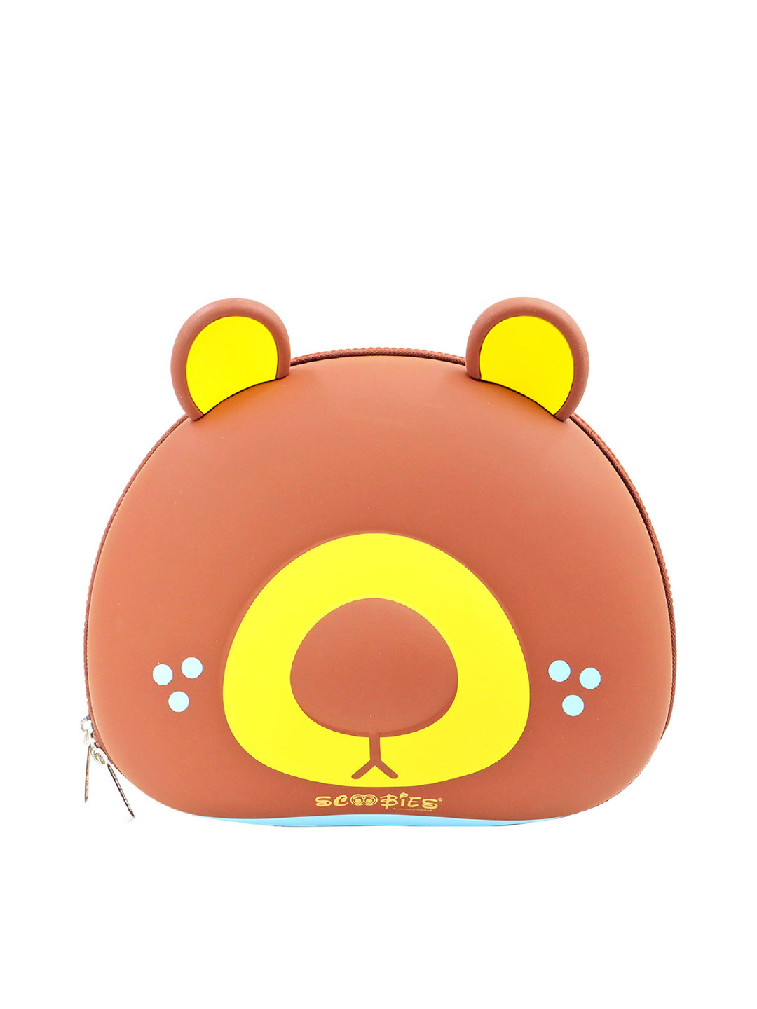 

SCOOBIES Kids Bear Printed Toddler Backpack, Brown
