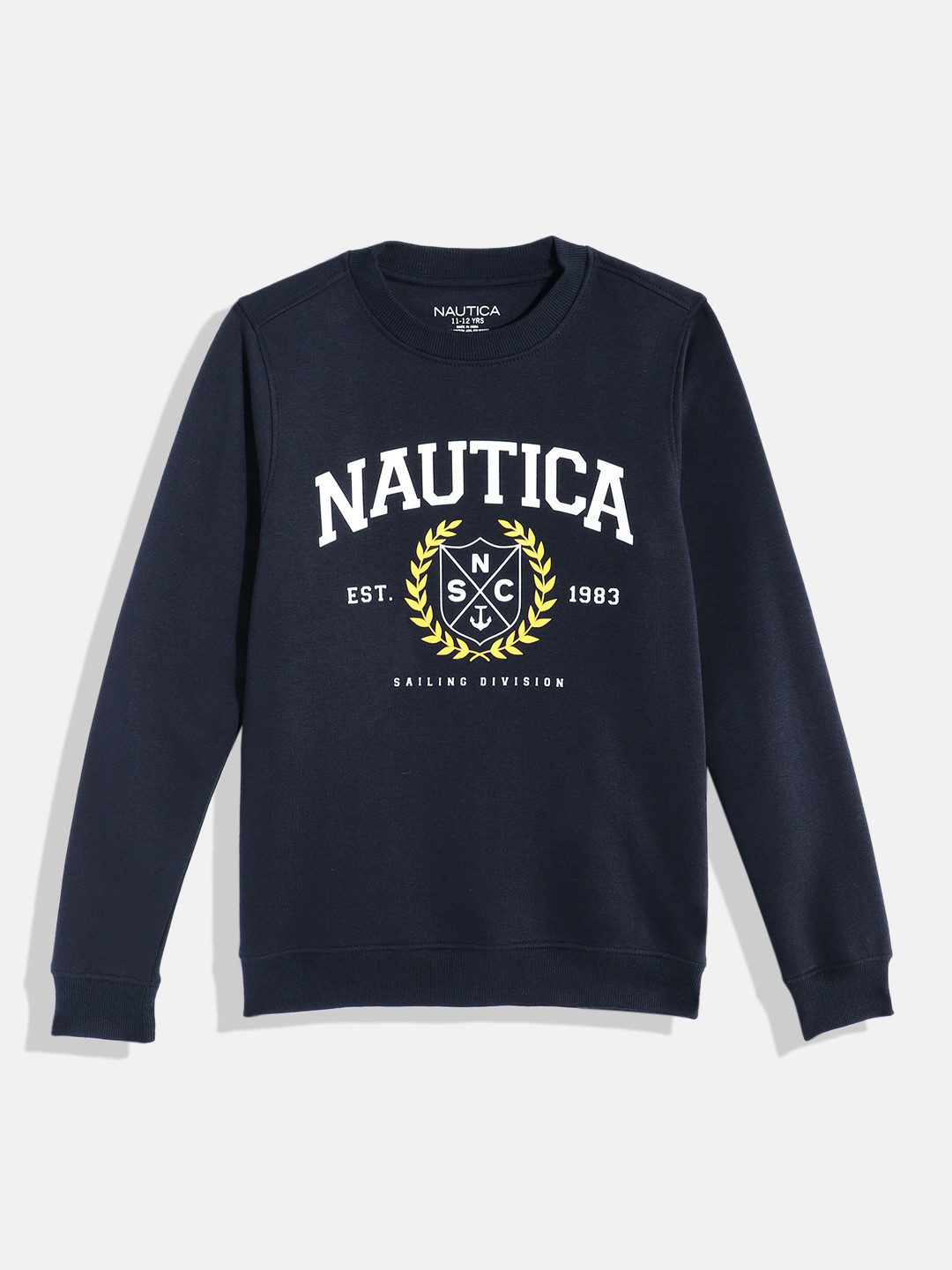 

Nautica Boys Brand Logo Print Sweatshirt, Navy blue