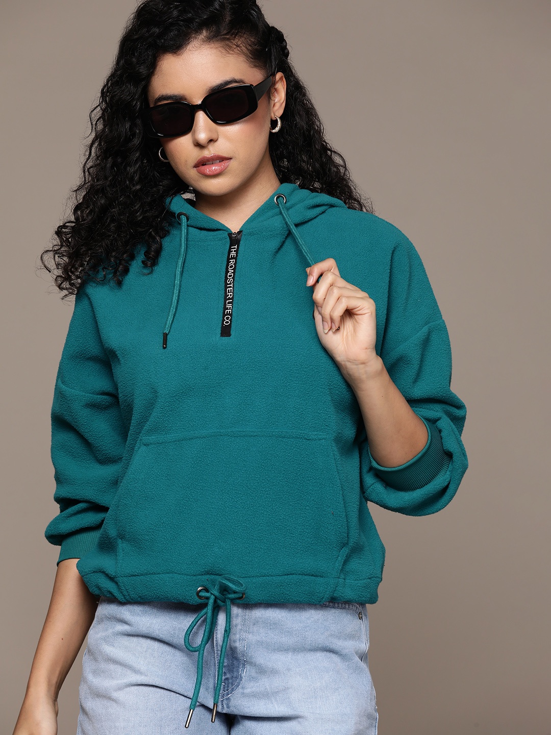 

The Roadster Lifestyle Co. Hooded Fleece Sweatshirt, Teal