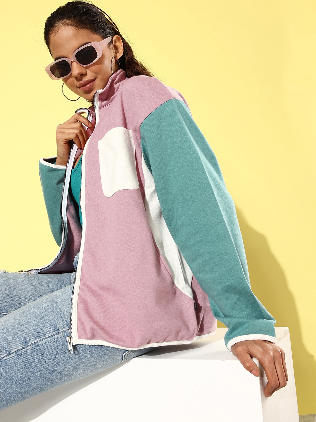 

The Roadster Life Co. Pocket Detail Sweatshirt, Lavender