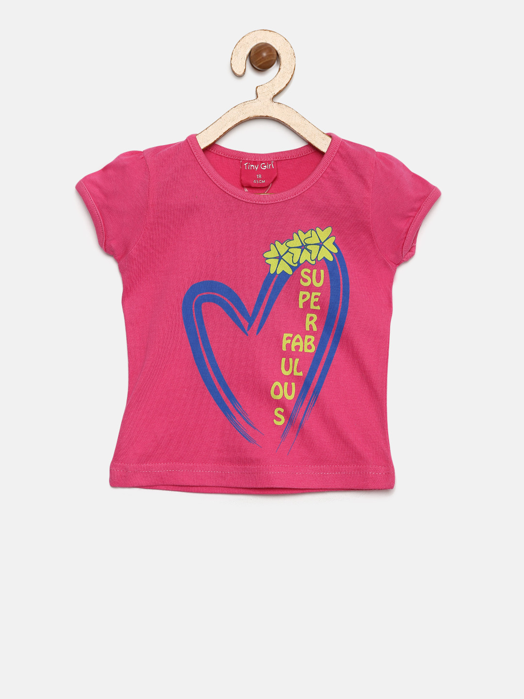 

Tiny Girl Pink Printed Top