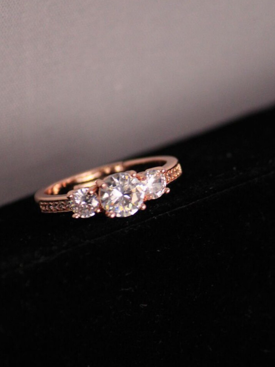 

SALTY Anti-tarnish Rokafied Promise Ring, Rose gold