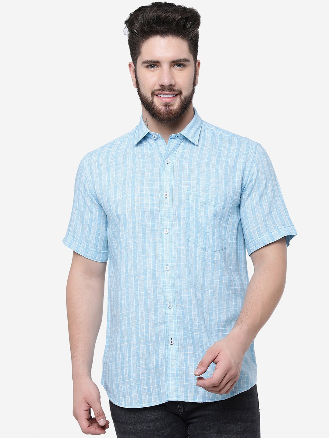 

JADE BLUE Men Striped Slim Fit Comfort Cotton Casual Shirt