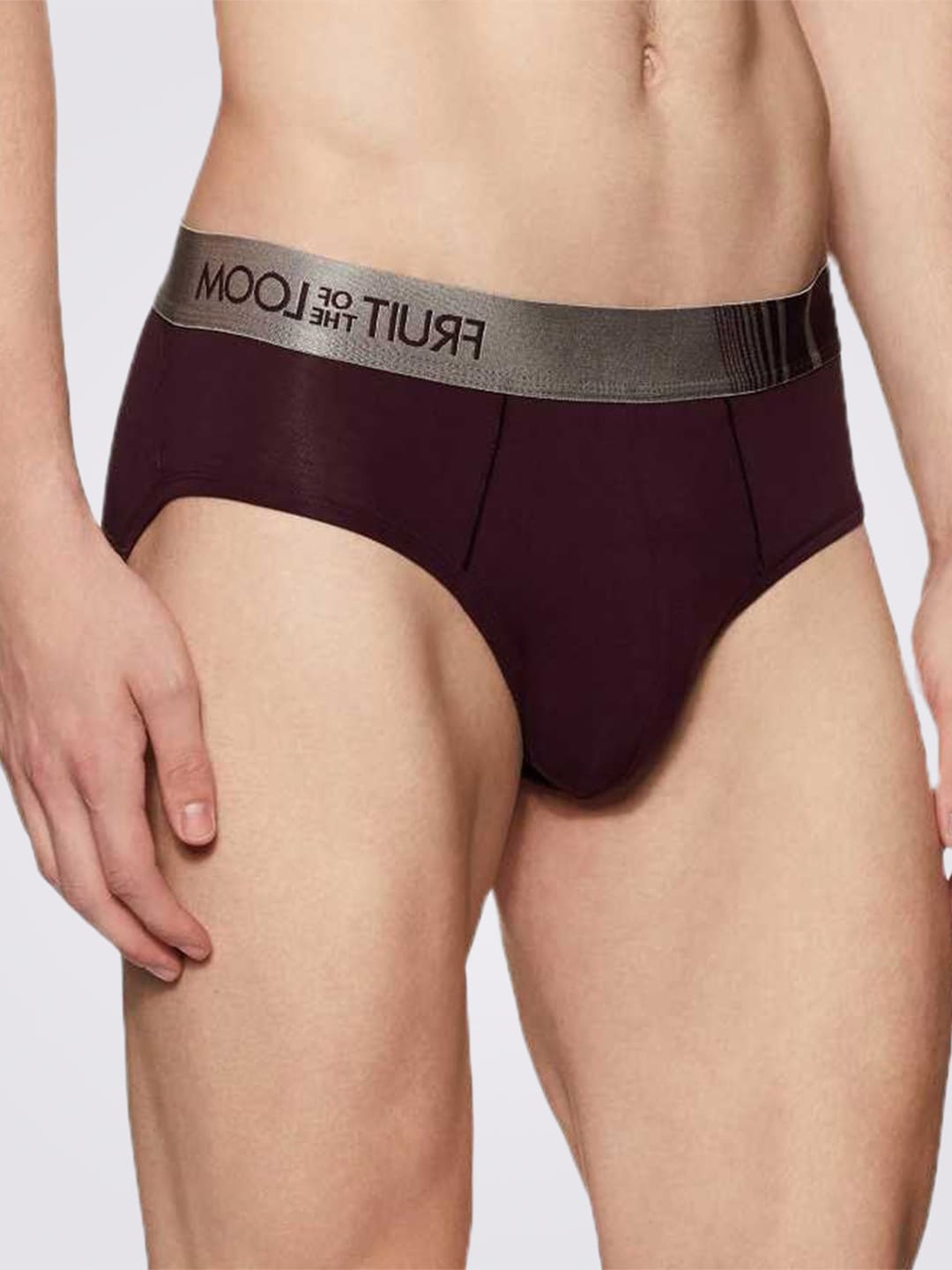 

Fruit of the loom Men Snug Fit Super Soft Cotton Hipster Briefs, Burgundy