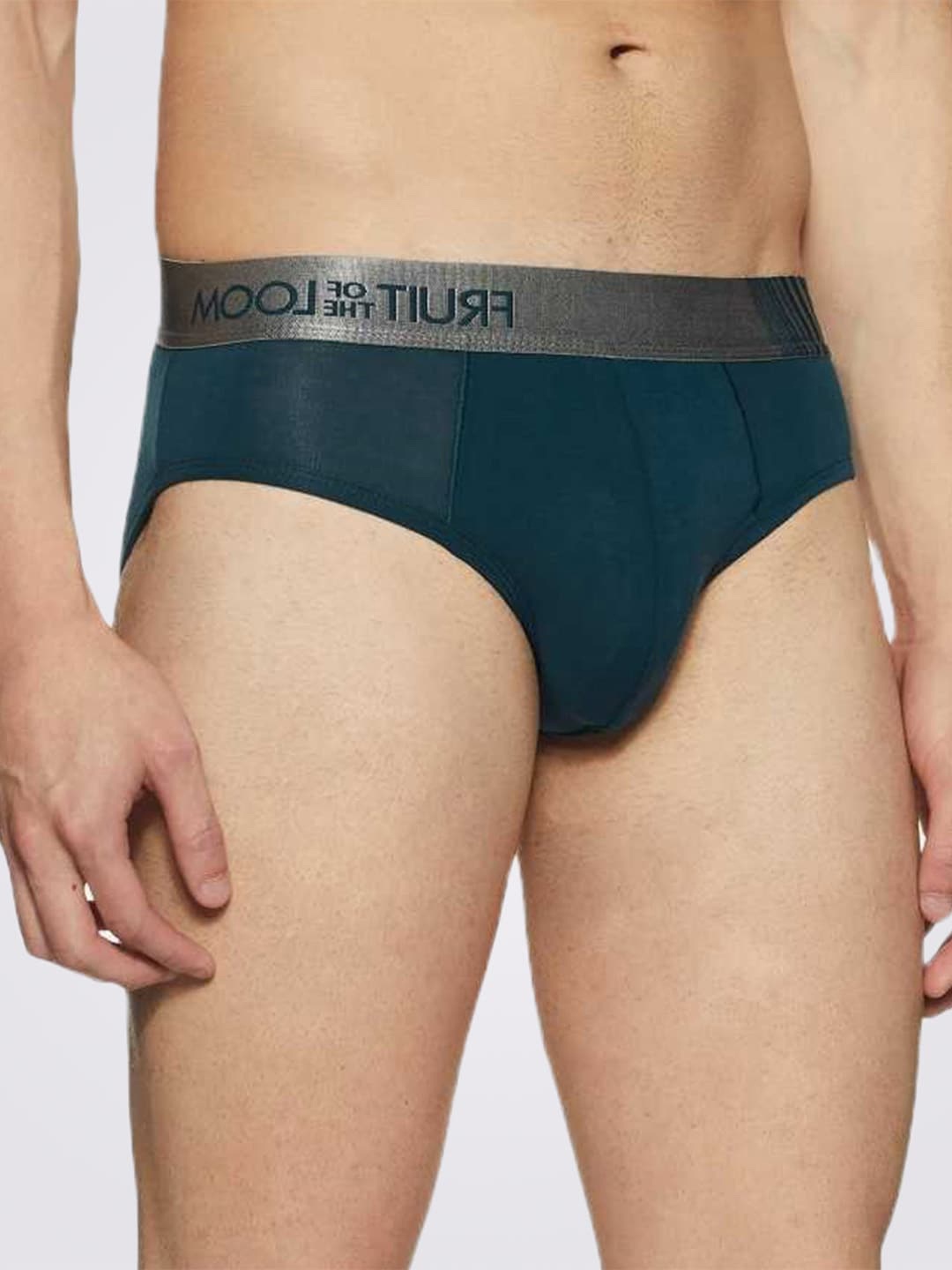 

Fruit of the loom Men Snug Fit Super Soft Cotton Hipster Briefs, Green