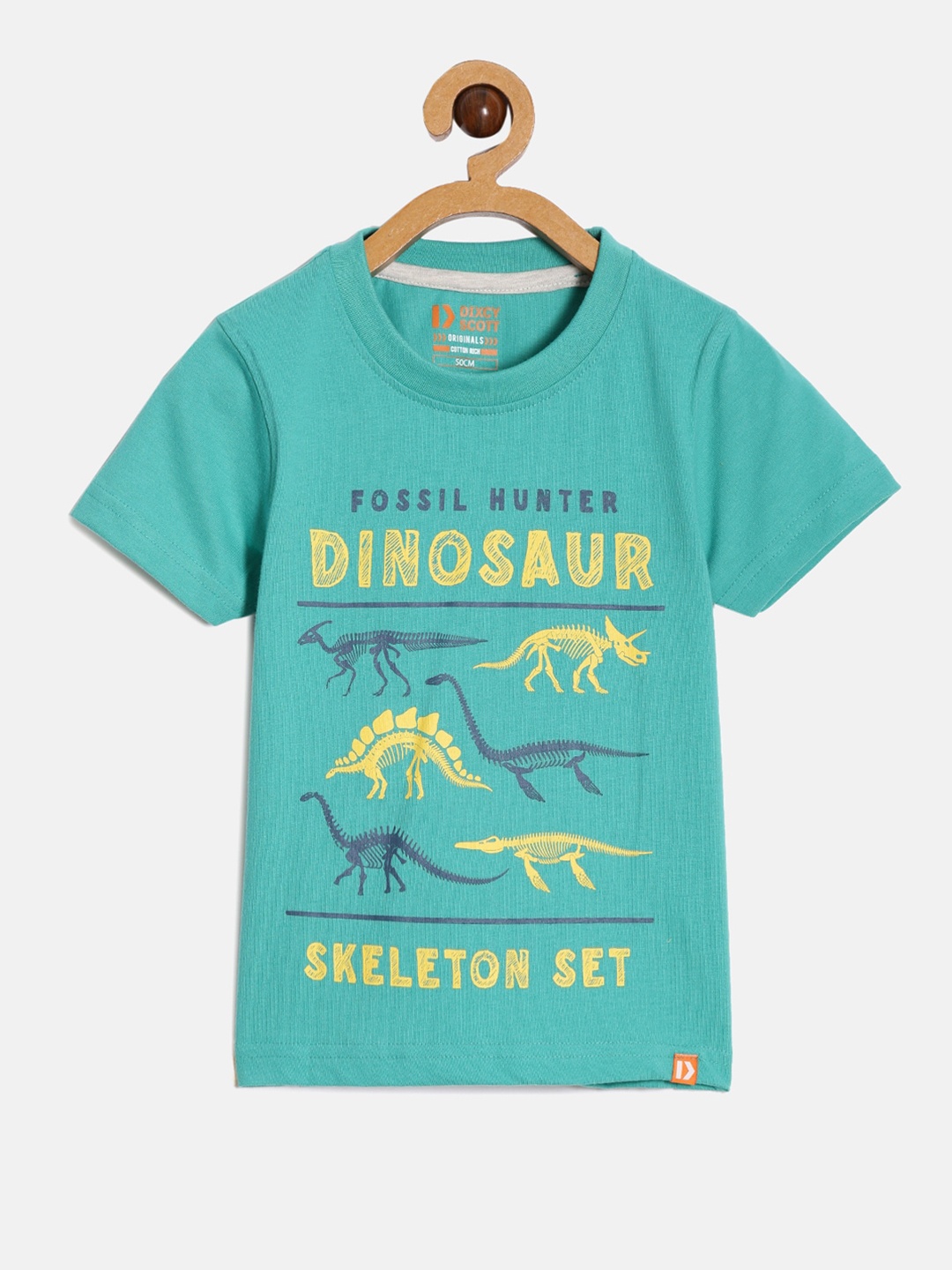 

DIXCY SCOTT Boys Graphic Printed Cotton T-shirt, Blue