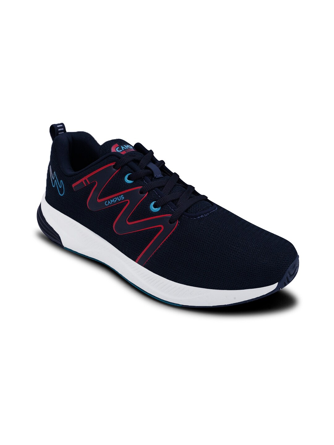 

Campus Men Mesh Running Shoes, Navy blue