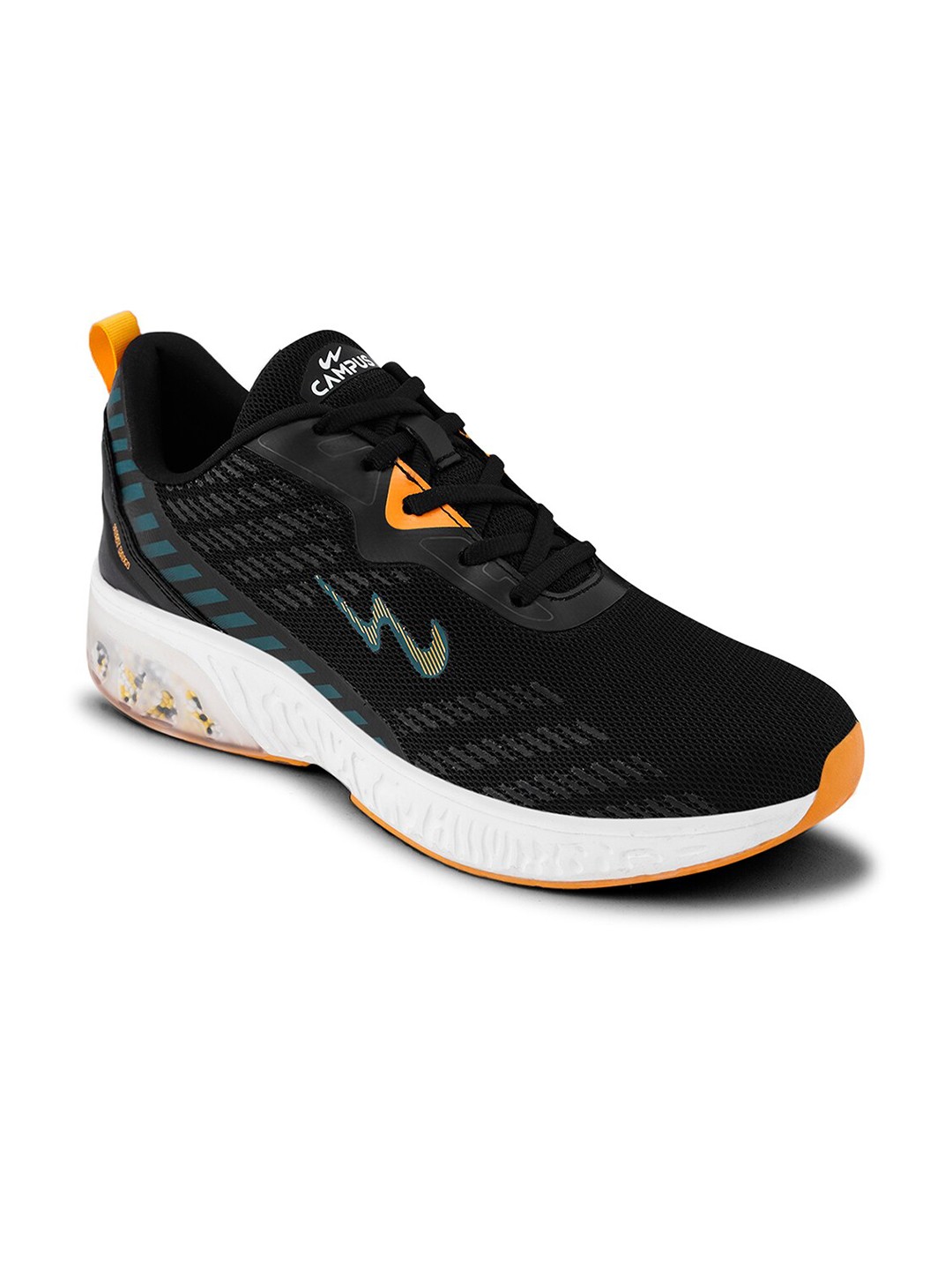

Campus Men Non-Marking Running Shoes, Black