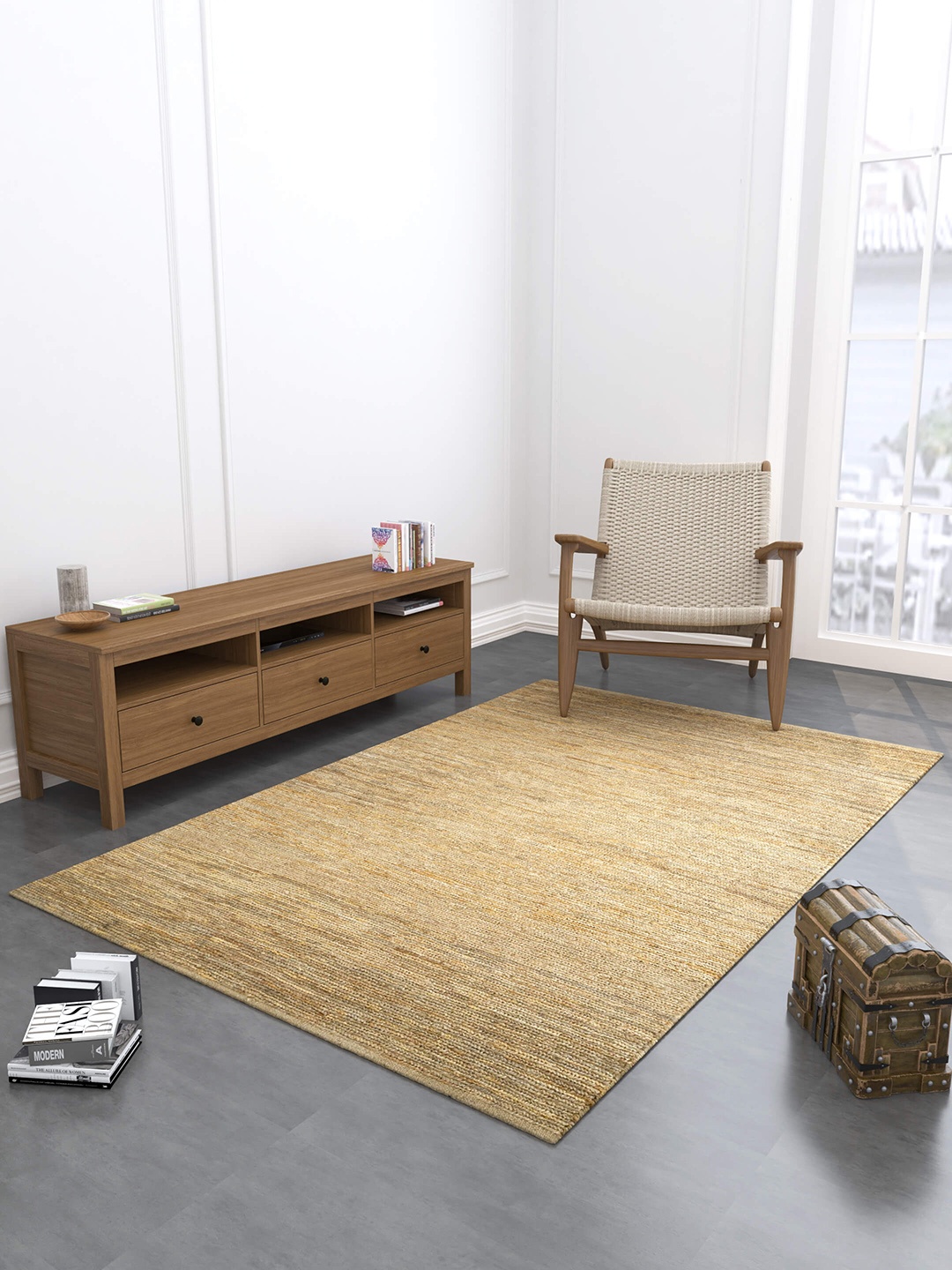 

Jaipur Rugs Bedouin Beige & Brown Knotted Jute Rectangular Carpet