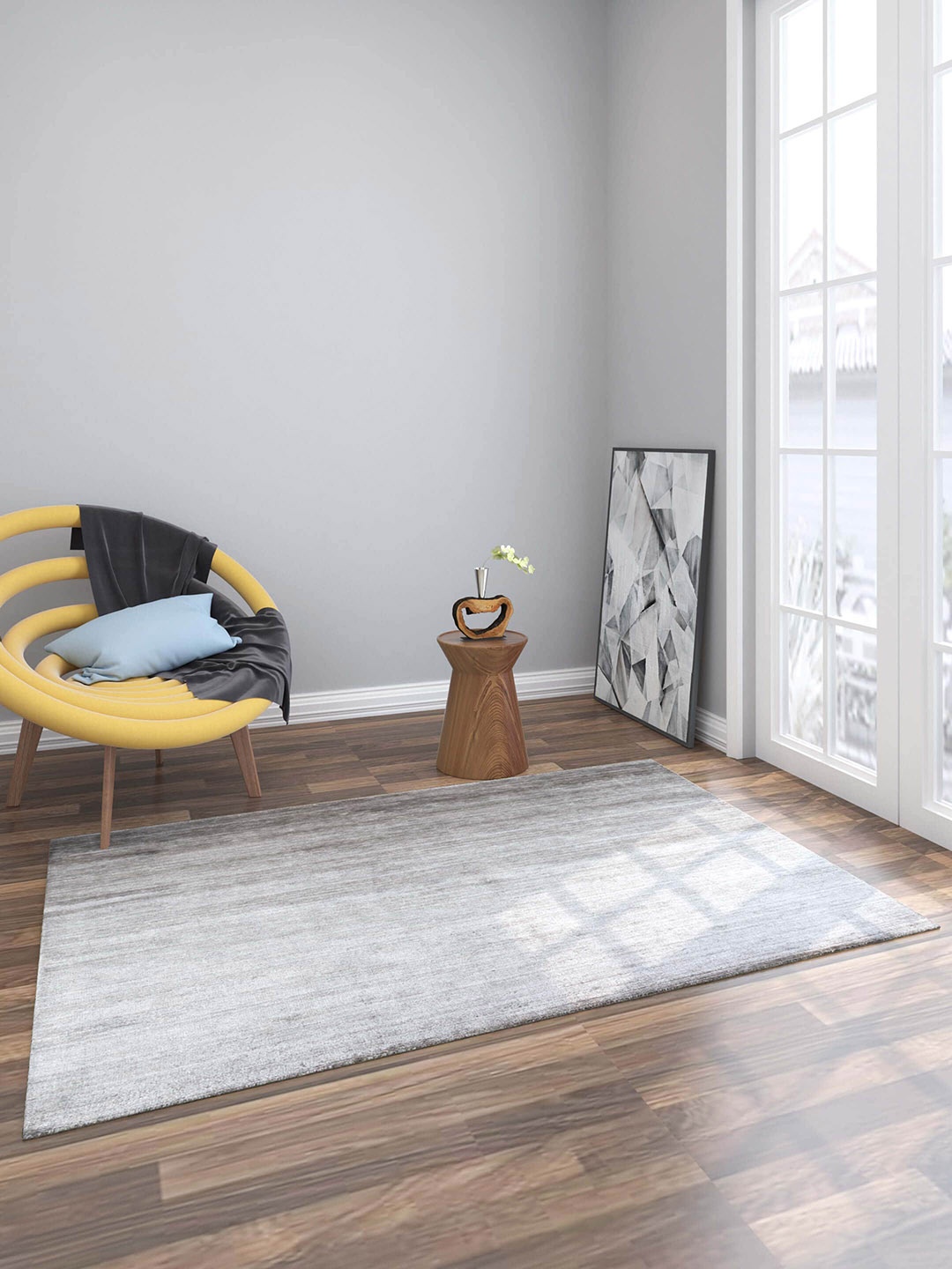 

Jaipur Rugs Grey Hand Woven Wool Carpet