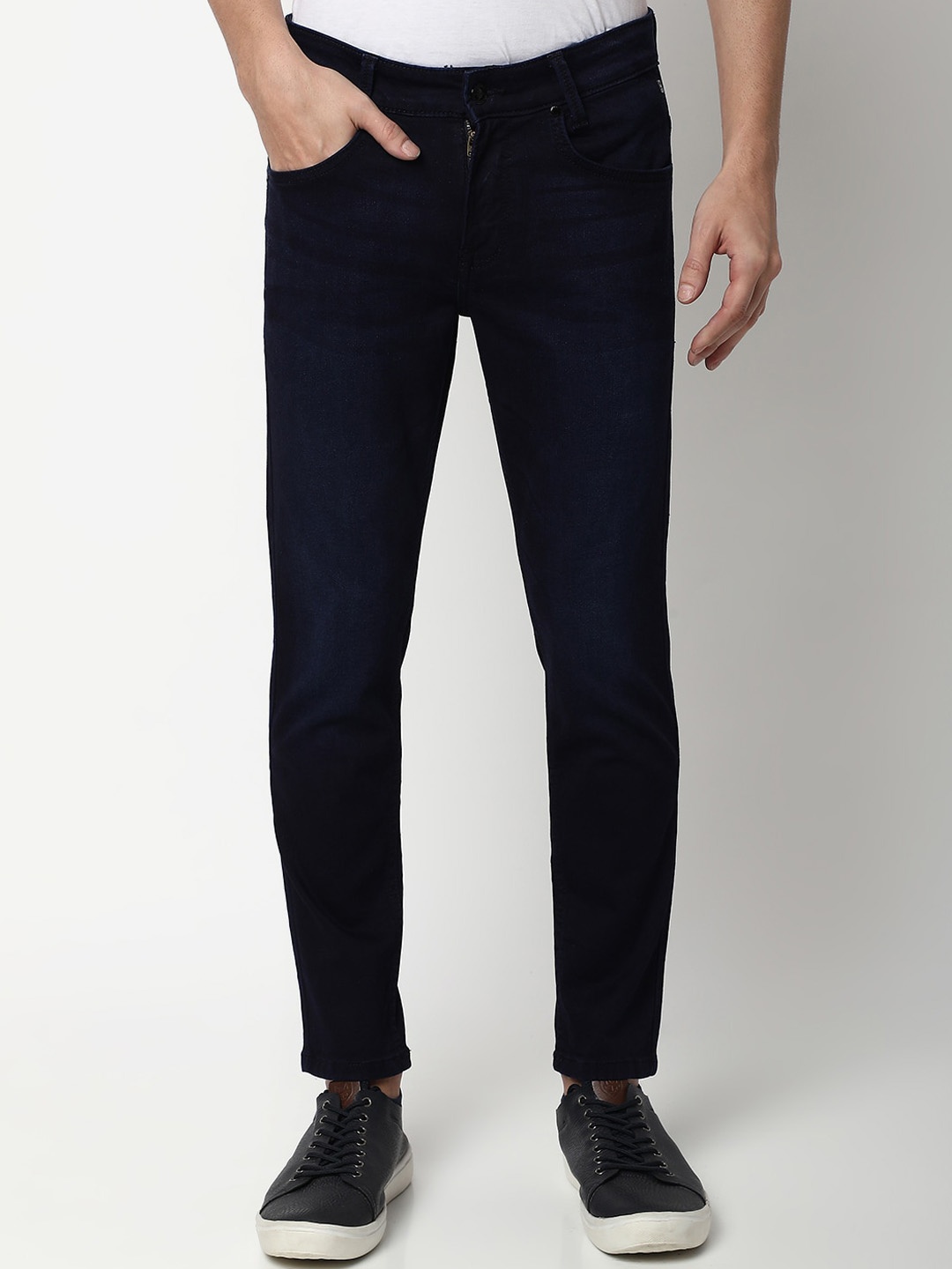 

Mufti Men Mid Rise Slim Fit Stretchable Jeans, Blue
