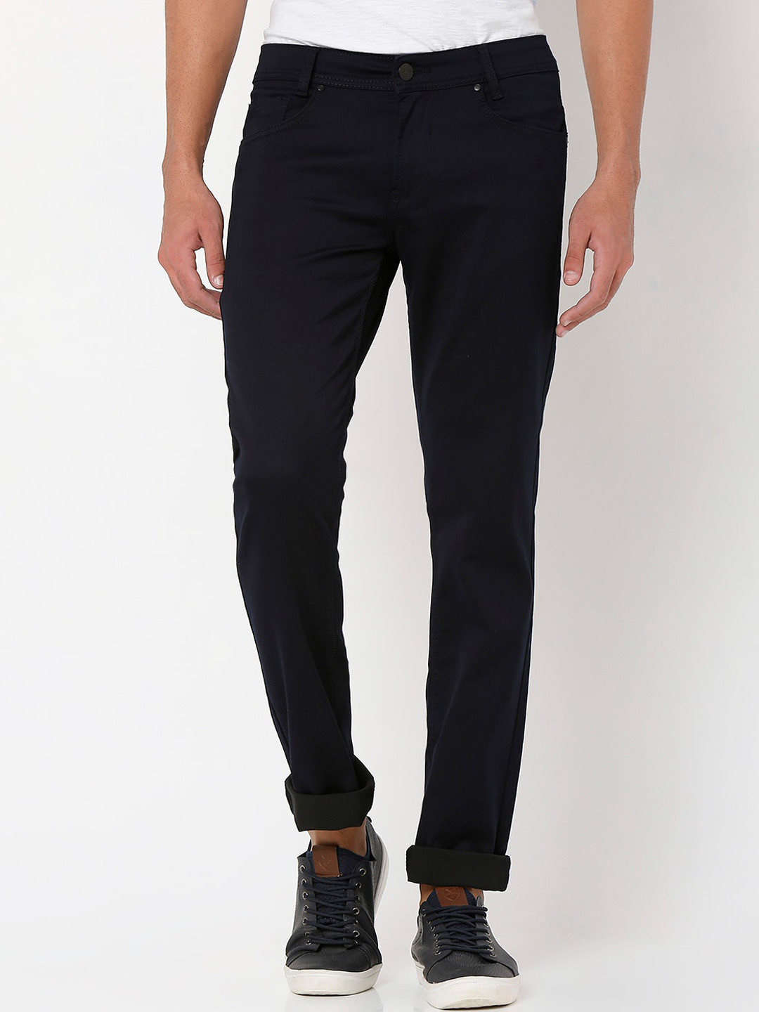 

Mufti Men Mid Rise Slim Fit Stretchable Jeans, Blue