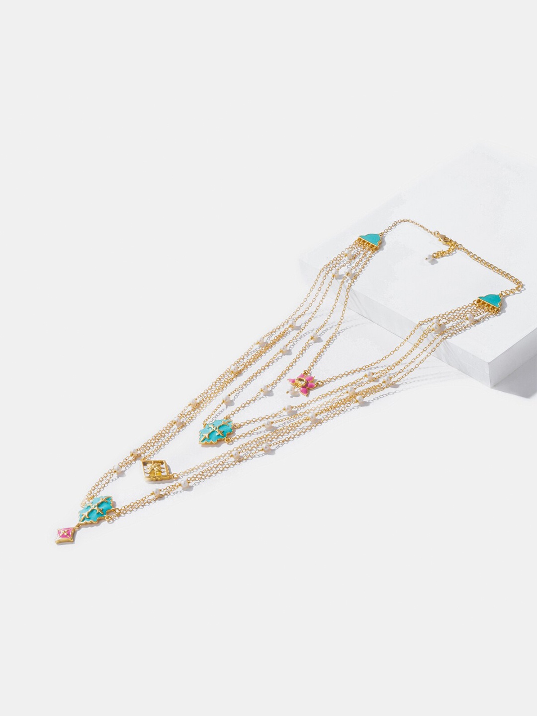 

SHAYA Brass Gold-Plated Layered Necklace