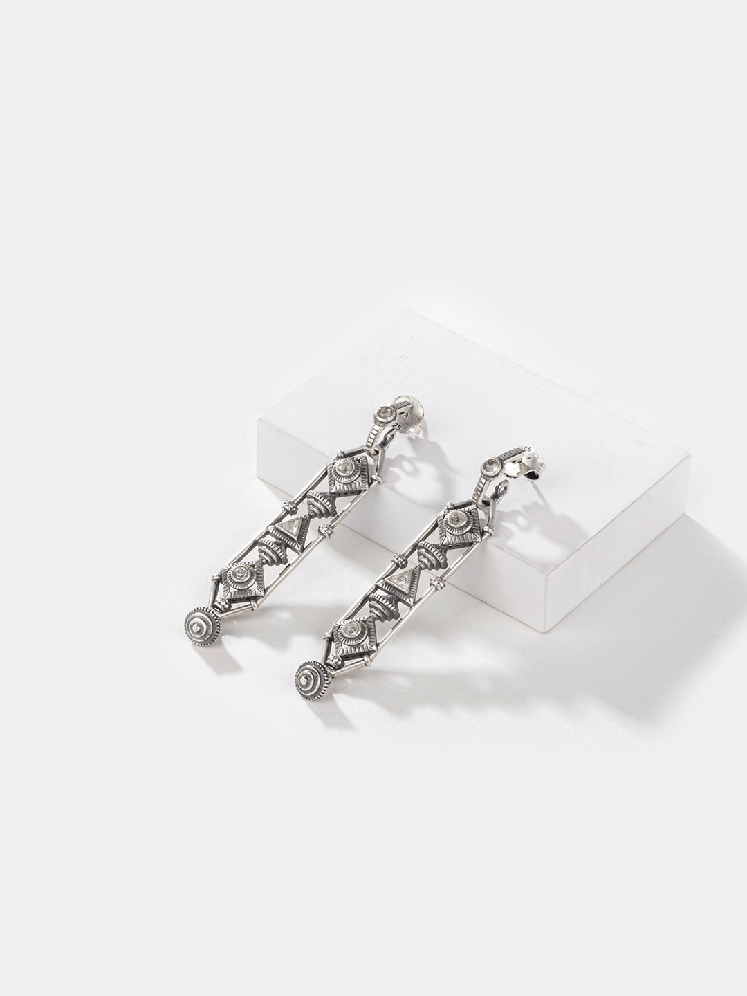 

SHAYA Sterling Silver Contemporary Drop Earrings