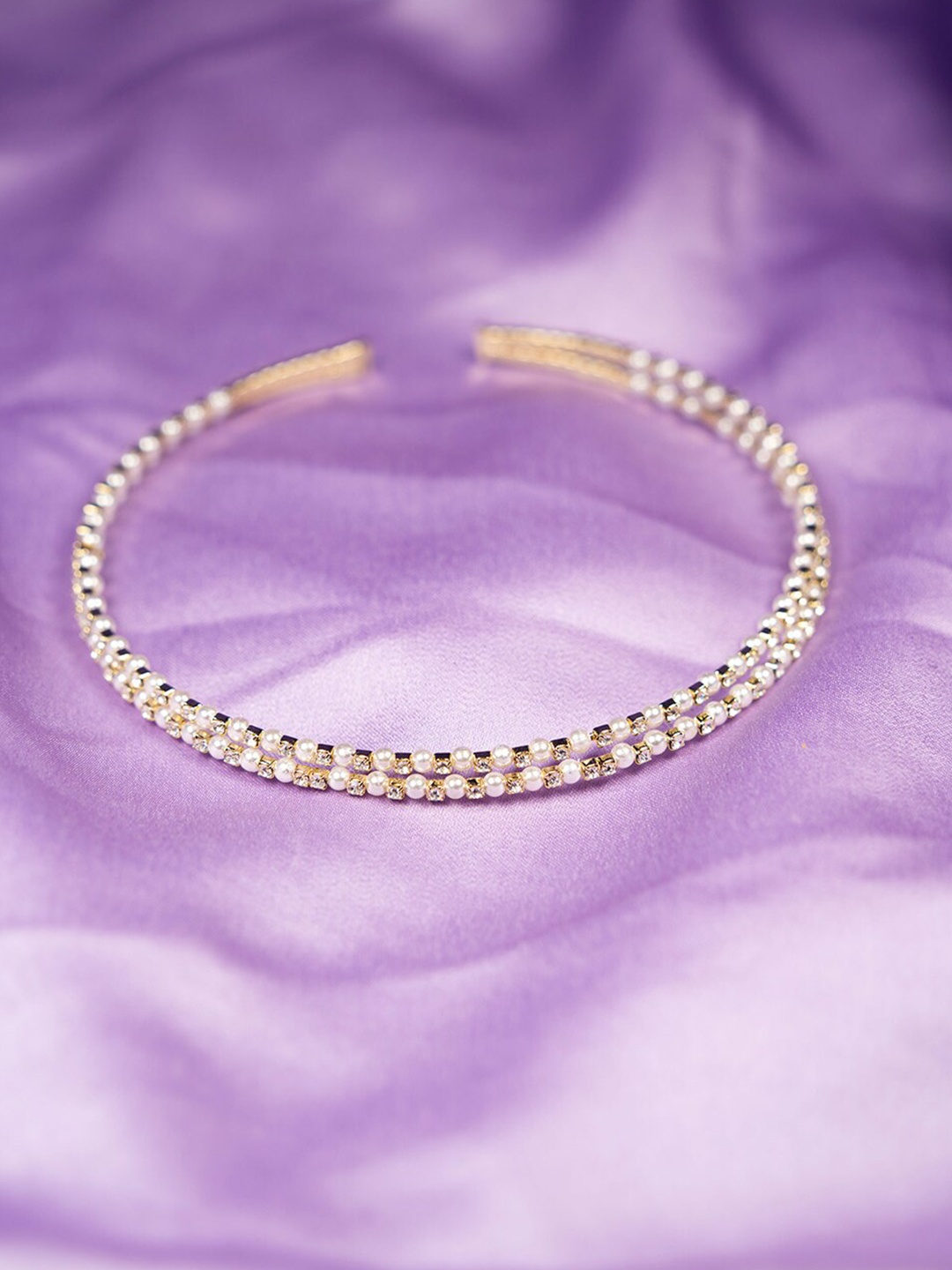 

SALTY Gold-Plated Pearls Choker Necklace