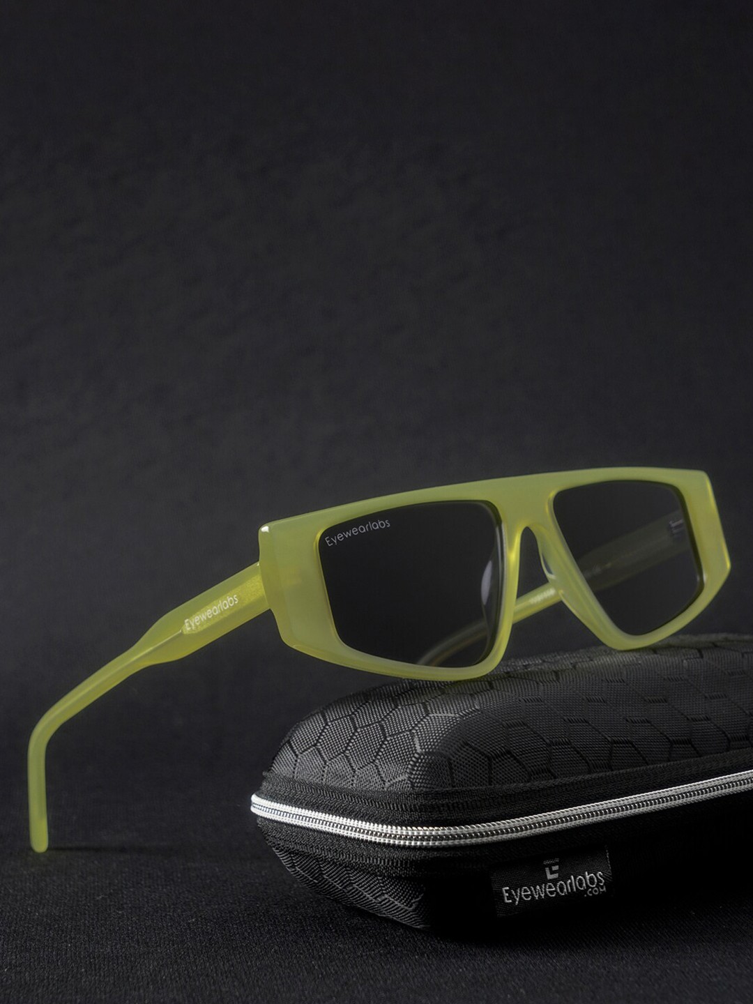 

Eyewearlabs Women Lens & Oversized Sunglasses With UV Protected Lens CLisaLMSC4EL1181, Black